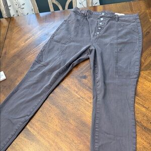 Cosmic blue love. Women's Gray Ankle Jeans